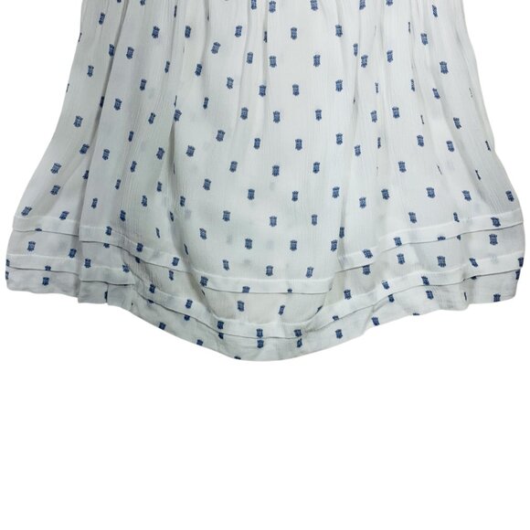 sleeveless Ruffle Baby doll Top light print top  size small MY STYLE - Picture 14 of 16